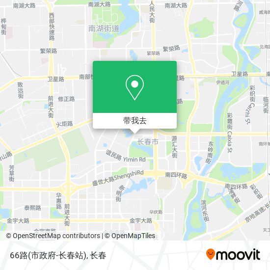 66路(市政府-长春站)地图