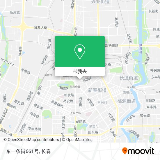东一条街661号地图