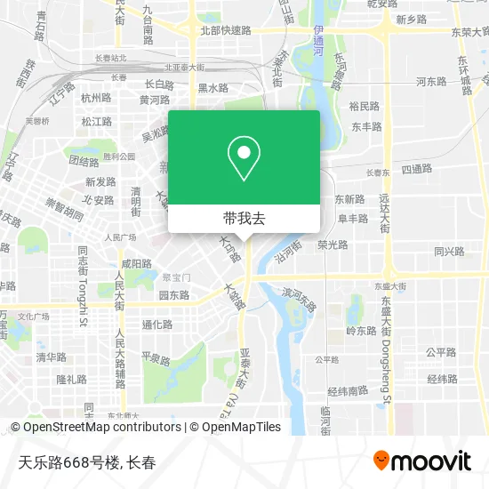 天乐路668号楼地图