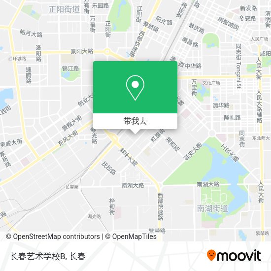 长春艺术学校B地图