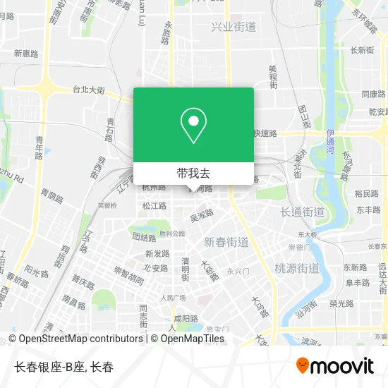 长春银座-B座地图