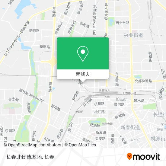 长春北物流基地地图