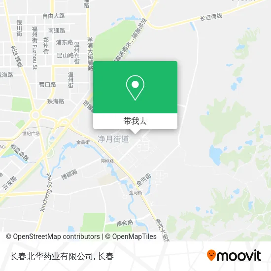 长春北华药业有限公司地图
