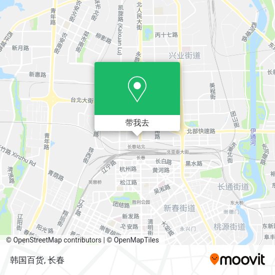 韩国百货地图