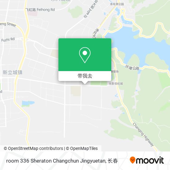 room 336 Sheraton Changchun Jingyuetan地图
