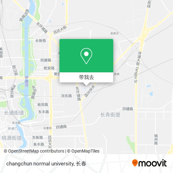changchun normal university地图