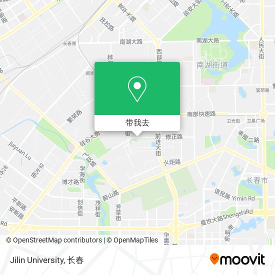 Jilin University地图