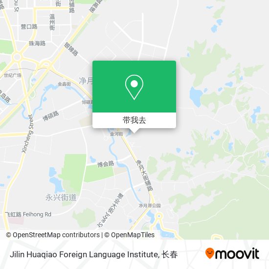 Jilin Huaqiao Foreign Language Institute地图
