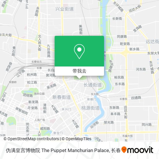 伪满皇宫博物院 The Puppet Manchurian Palace地图