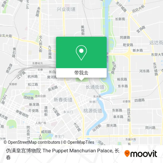 伪满皇宫博物院 The Puppet Manchurian Palace地图