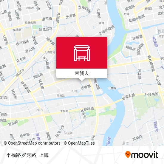 平福路罗秀路地图
