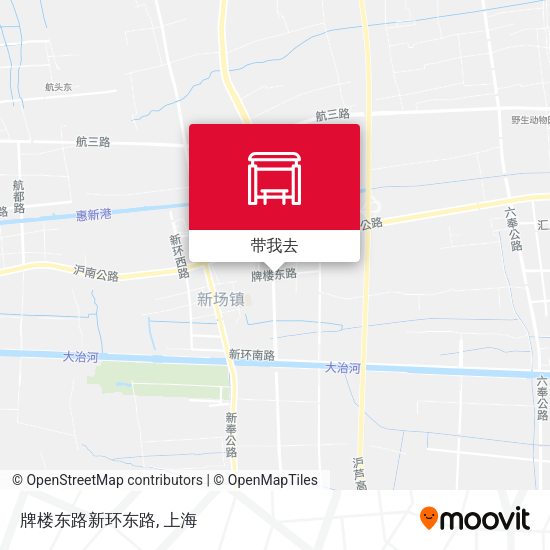 牌楼东路新环东路地图