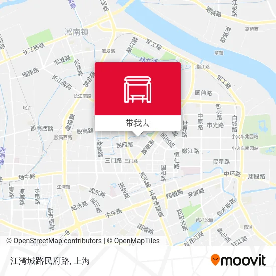 江湾城路民府路地图