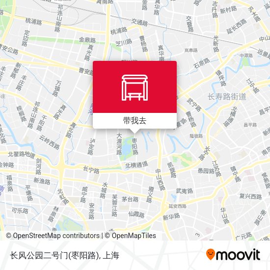 长风公园二号门(枣阳路)地图