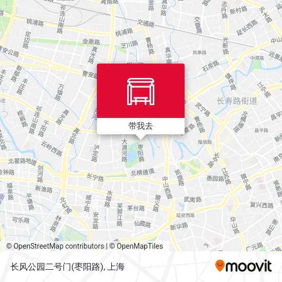 长风公园二号门(枣阳路)地图