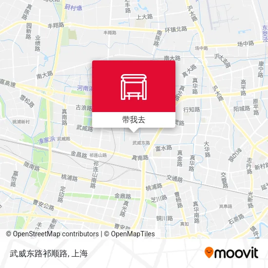 武威东路祁顺路地图
