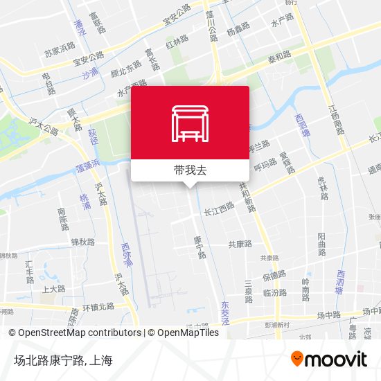 场北路康宁路地图