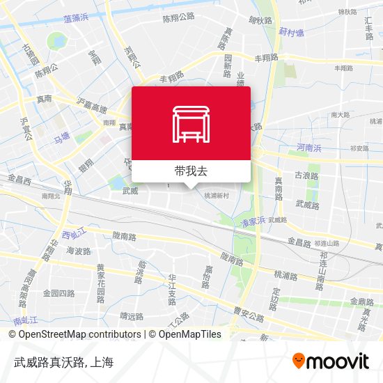 武威路真沃路地图