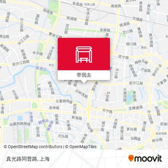 真光路同普路地图