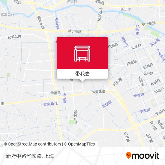 新府中路华农路地图