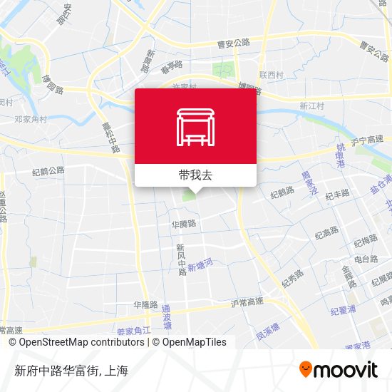 新府中路华富街地图