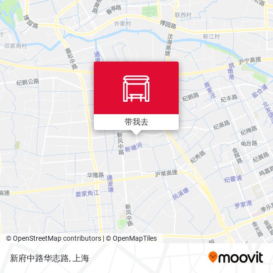 新府中路华志路地图