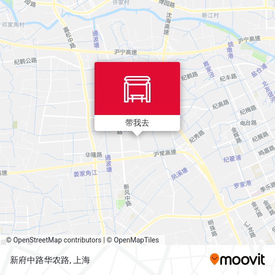 新府中路华农路地图
