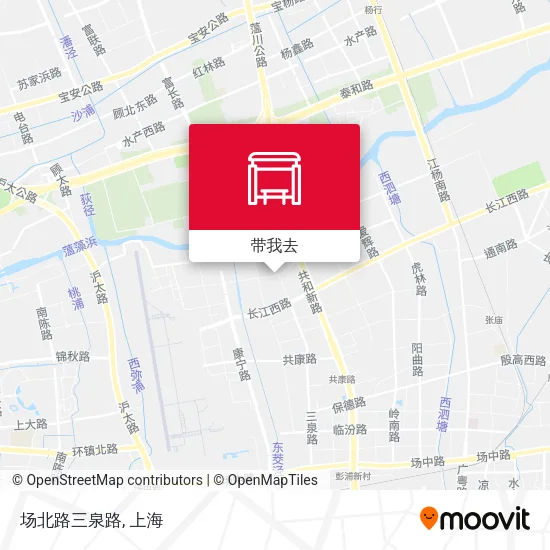 场北路三泉路地图