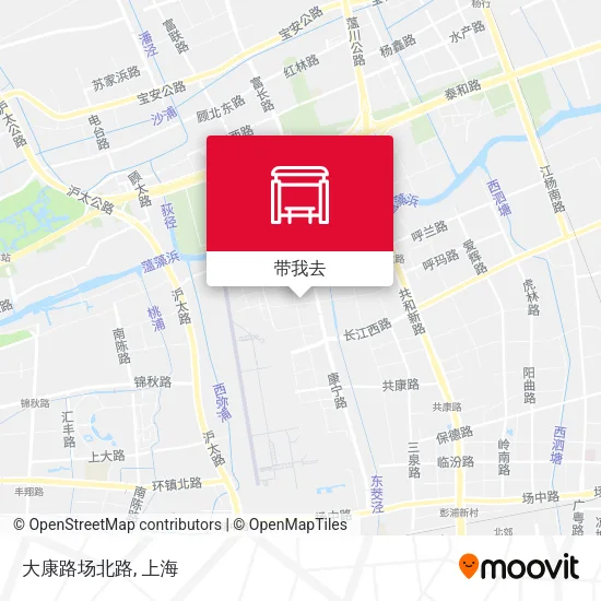 大康路场北路地图