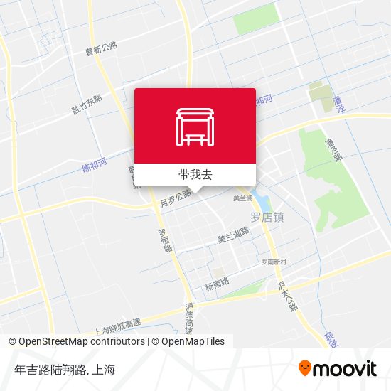 年吉路陆翔路地图