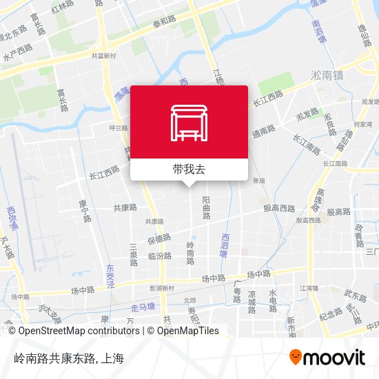 岭南路共康东路地图