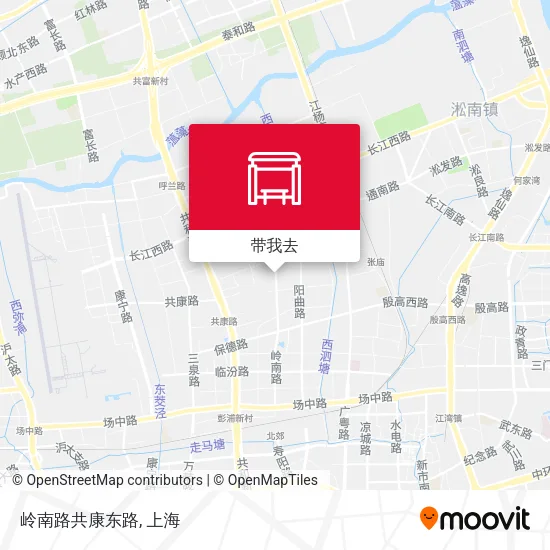 岭南路共康东路地图