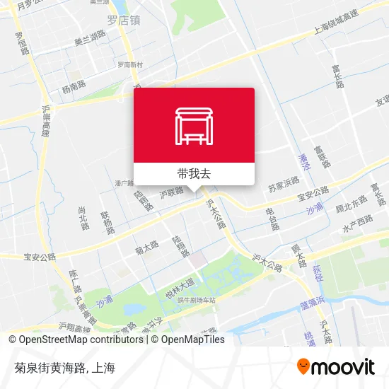菊泉街黄海路地图