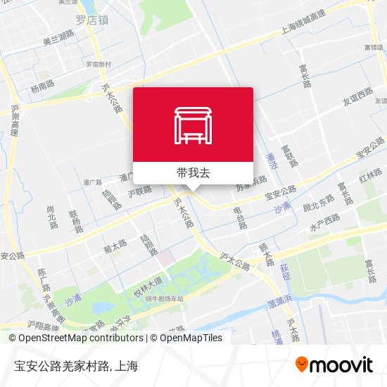 宝安公路羌家村路地图