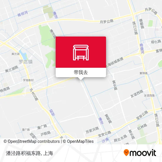 潘泾路积福东路地图