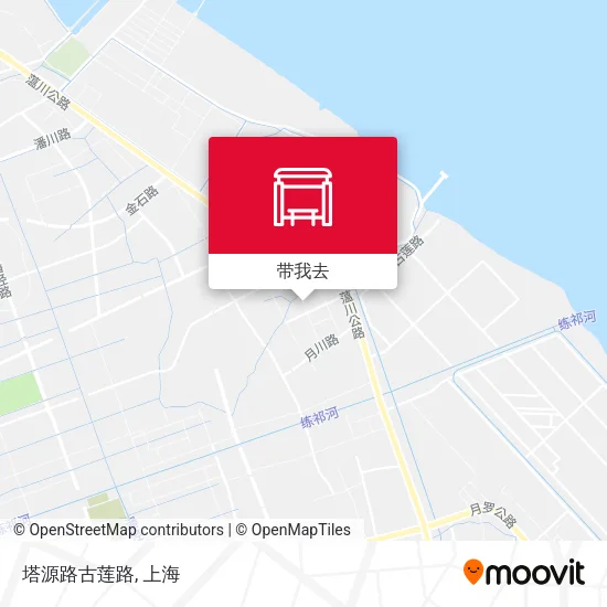 塔源路古莲路地图