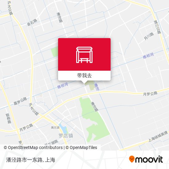 潘泾路市一东路地图