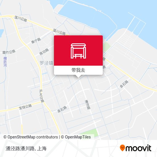 潘泾路潘川路地图