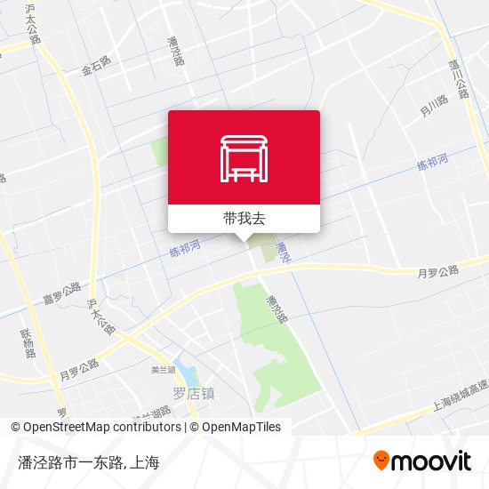潘泾路市一东路地图