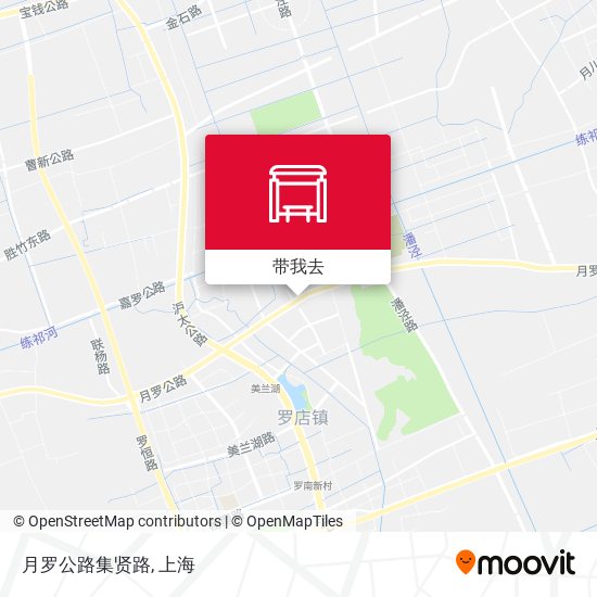 月罗公路集贤路地图