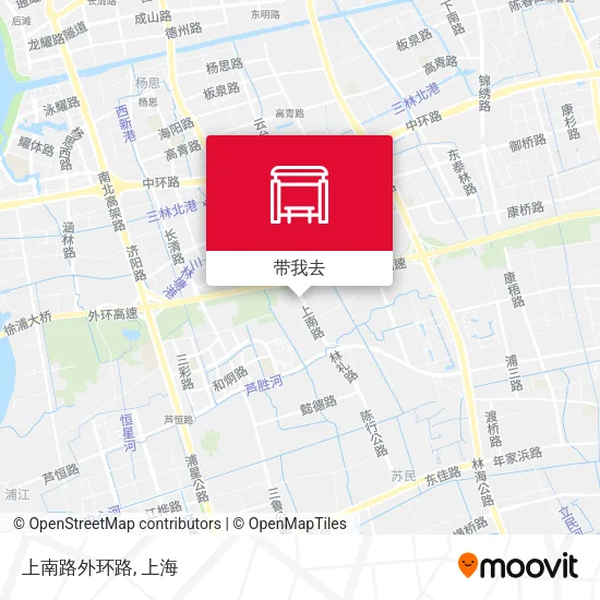 上南路外环路地图