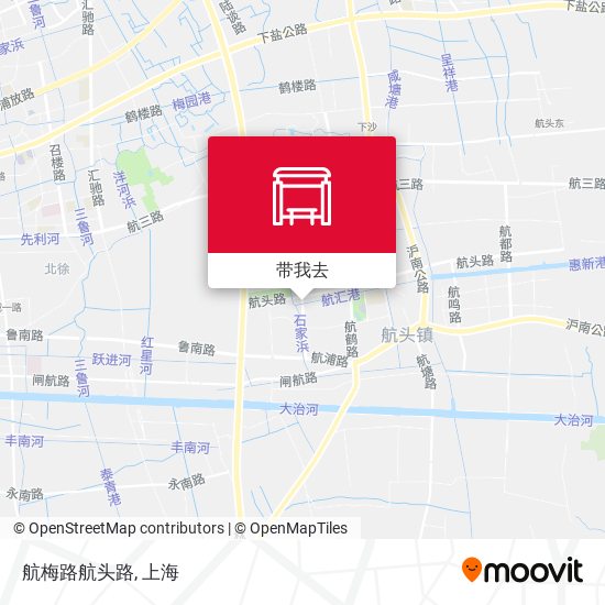 航梅路航头路地图