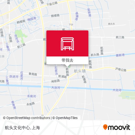 航头文化中心地图