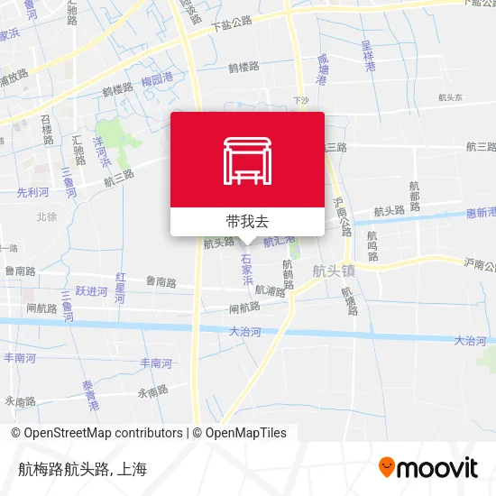 航梅路航头路地图