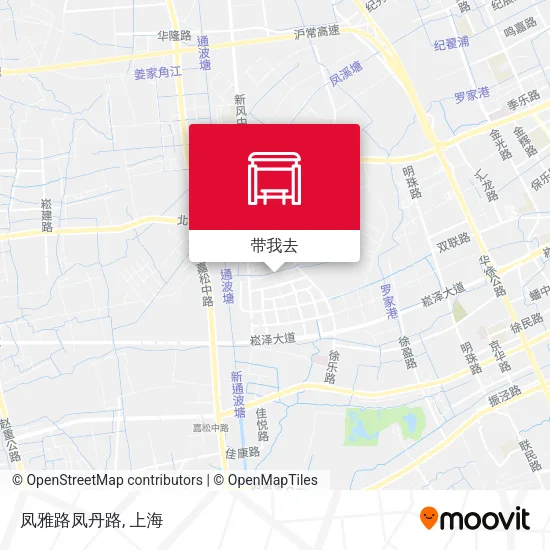 凤雅路凤丹路地图