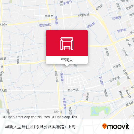 华新大型居住区(徐凤公路凤雅路)地图