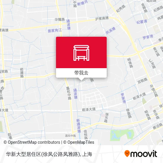 华新大型居住区(徐凤公路凤雅路)地图