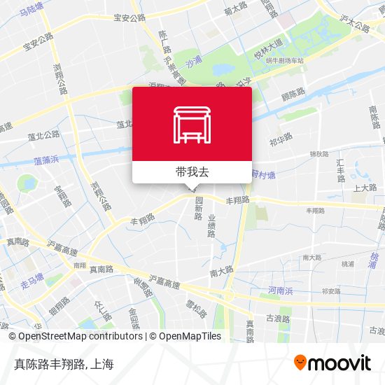 真陈路丰翔路地图