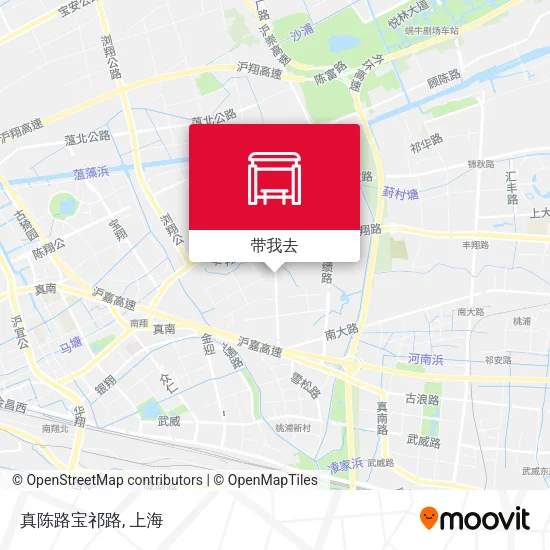 真陈路宝祁路地图