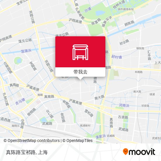 真陈路宝祁路地图